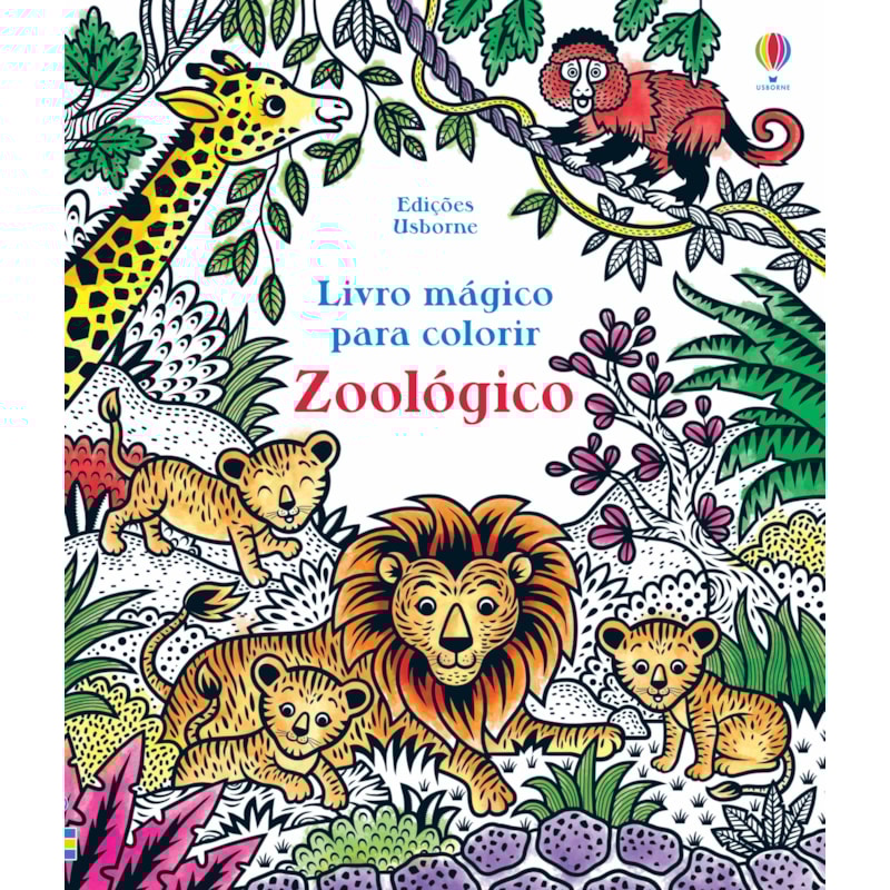 ZOOLÓGICO: LIVRO MÁGICO PARA COLORIR