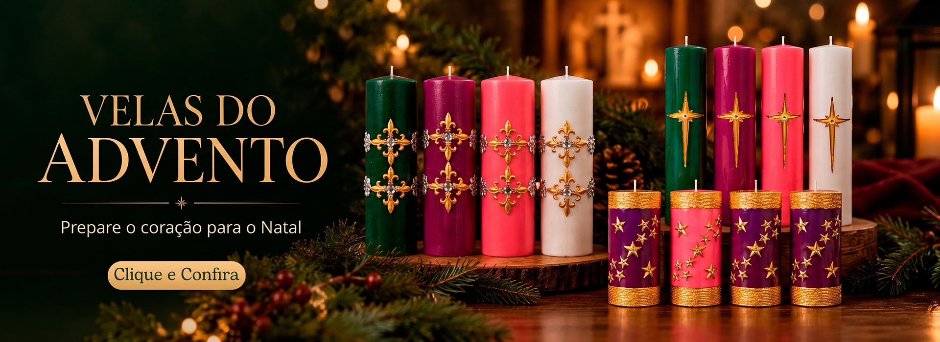 Velas do Advento